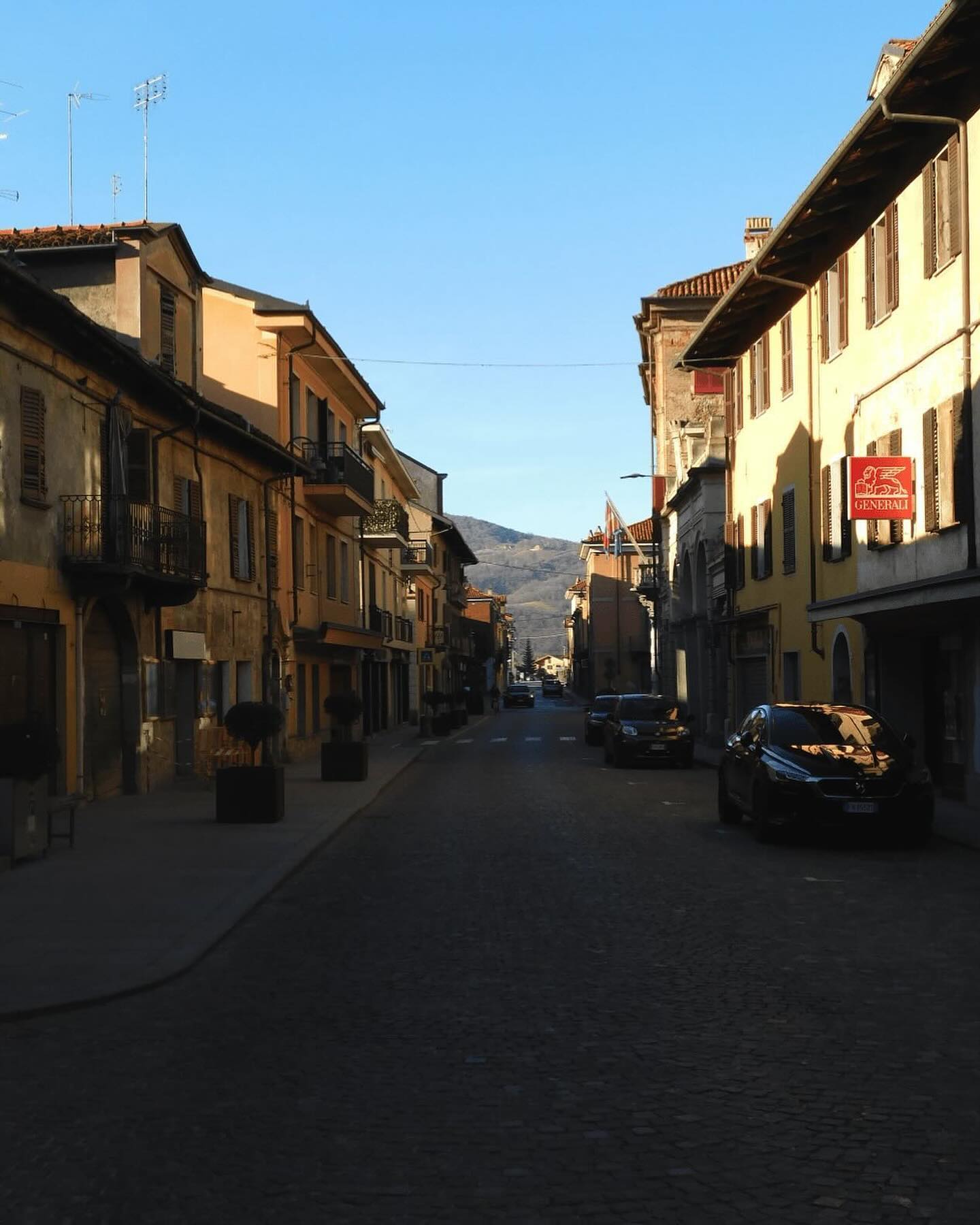 Paesaggio fotografato a Costigliole Saluzzo.