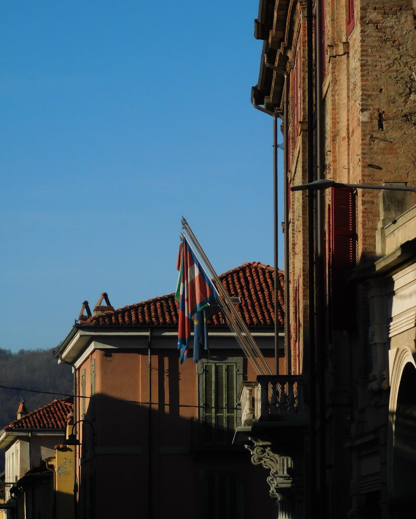 Paesaggio fotografato a Costigliole Saluzzo.
