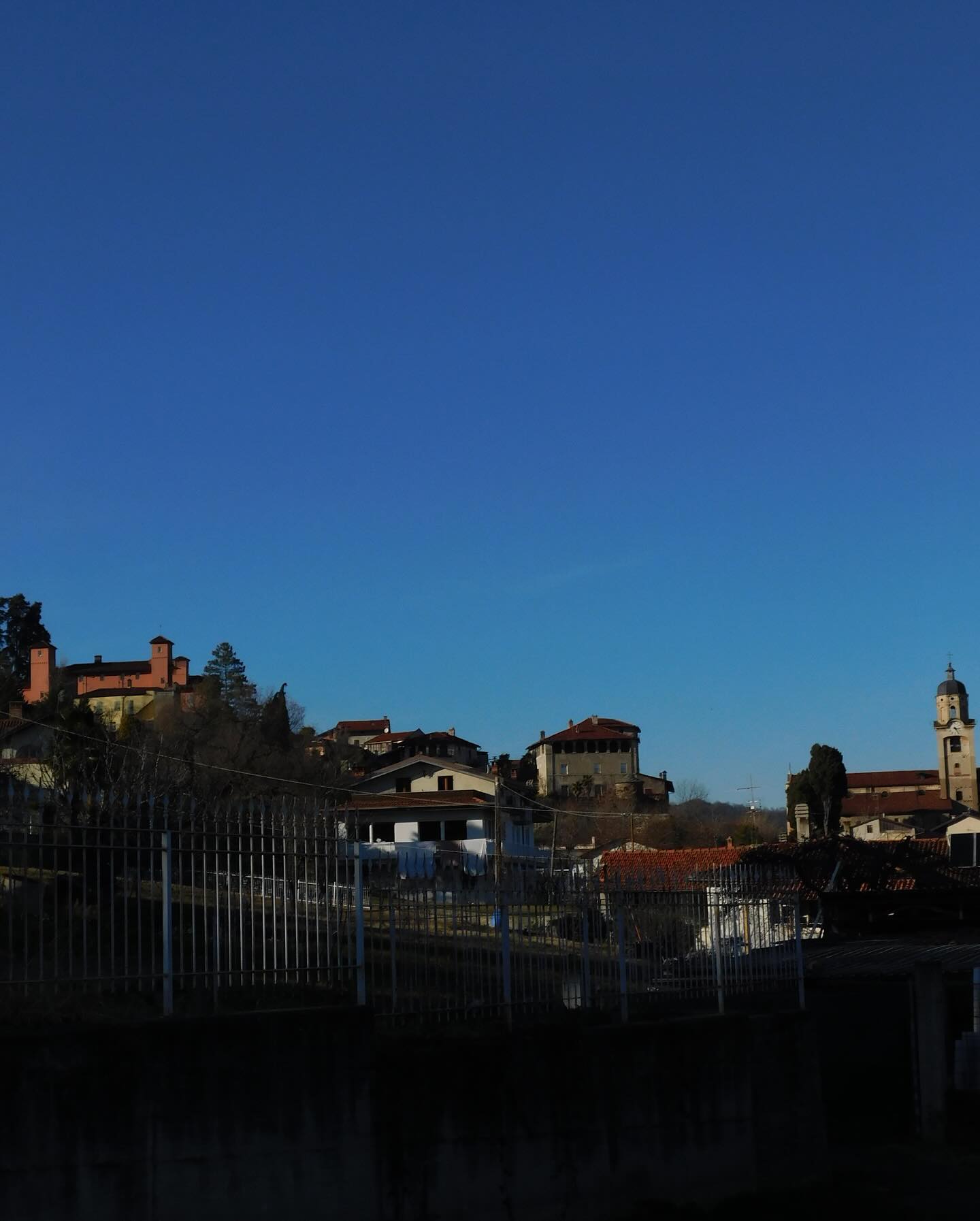 Paesaggio fotografato a Costigliole Saluzzo.